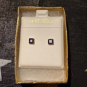 14K gold earrings